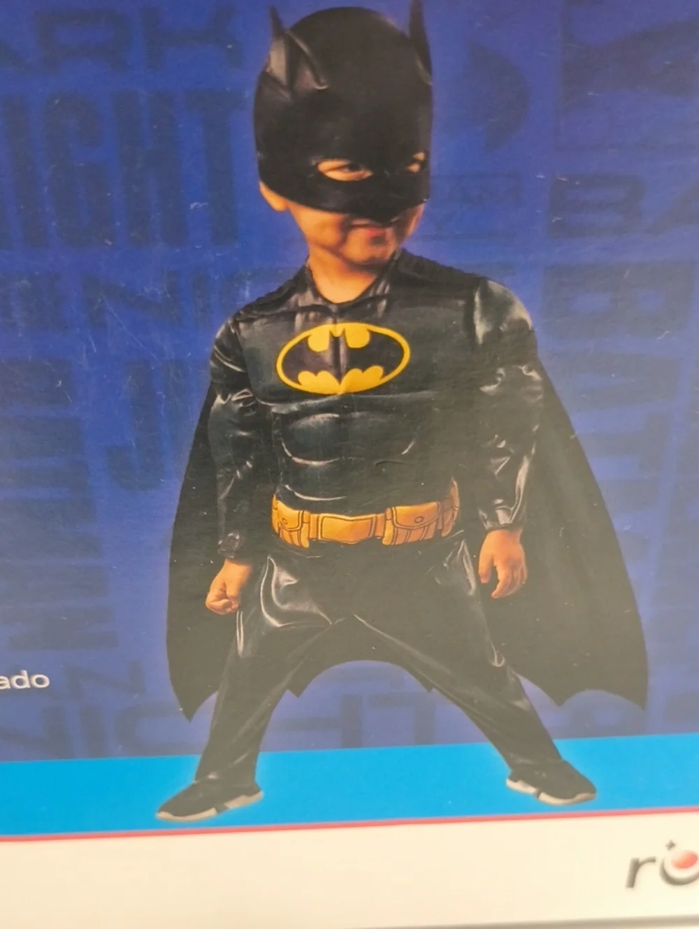 Robes Batman Toddlers' Black & Yellow Costume (2T)